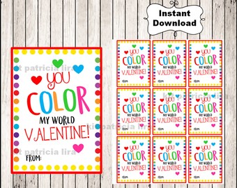 Yourself coloration my world wide Etsy photograph about You Color My World Printable identify Oneself color my world wide Etsy